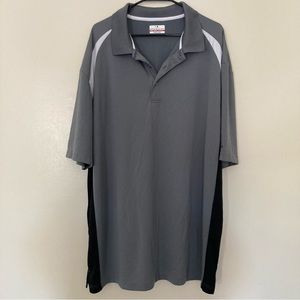 Moisture Wicking Golf Polo in Gray